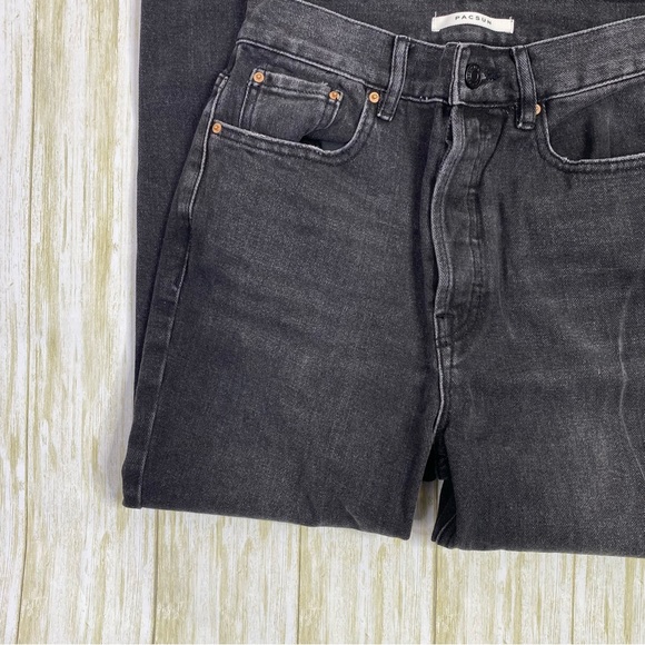 PacSun Black Ultra High Rise Slim Denim Jeans - Picture 2 of 7